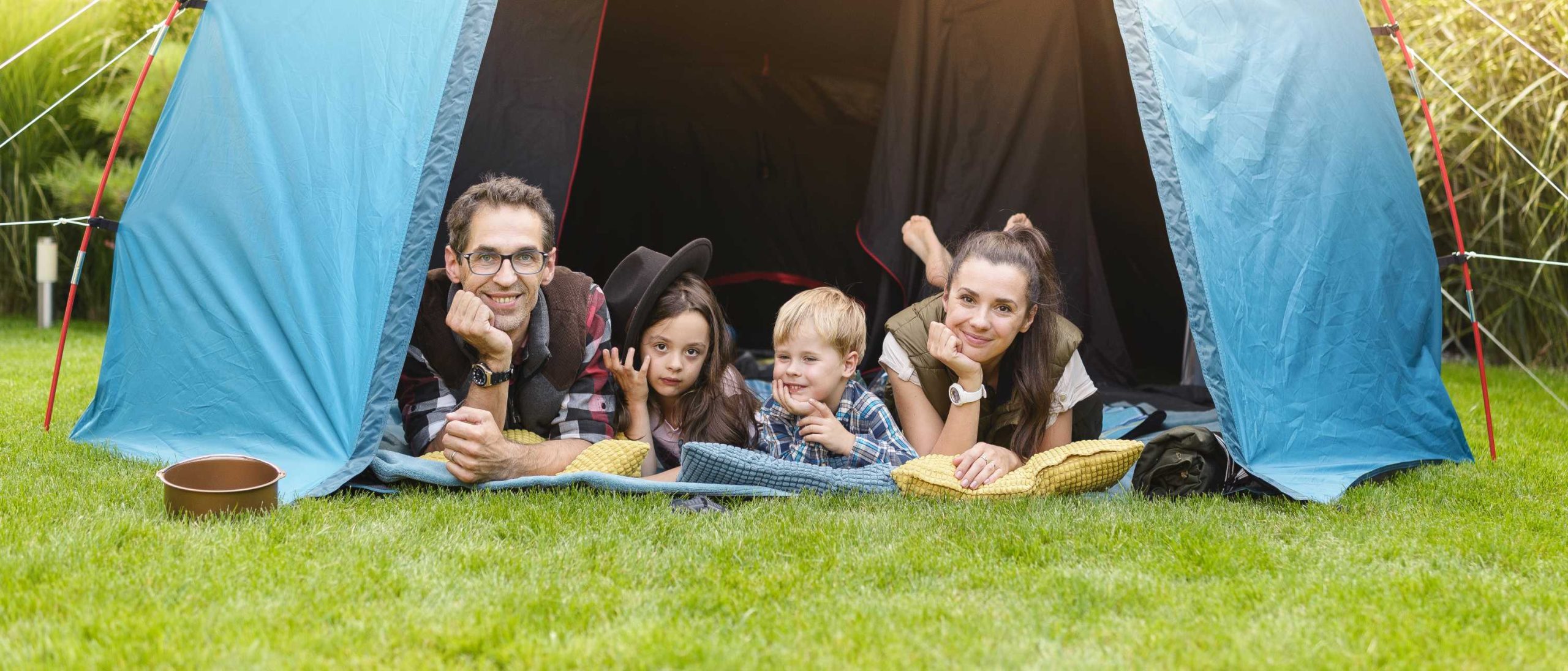 Camping met prive sanitair
